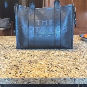 Marc Jacobs Black Leather Tote